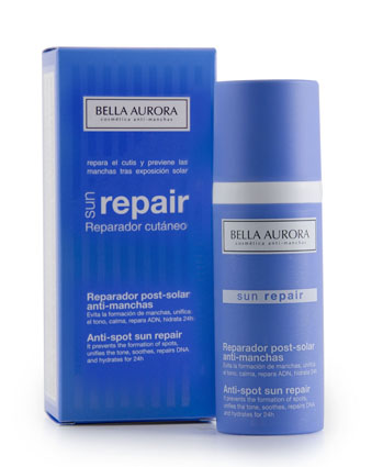 Bella Aurora presenta el primer reparador post solar anti manchas