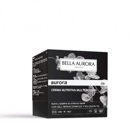Aurora +60 Crema Nutritiva Multiacción de día para piel madura