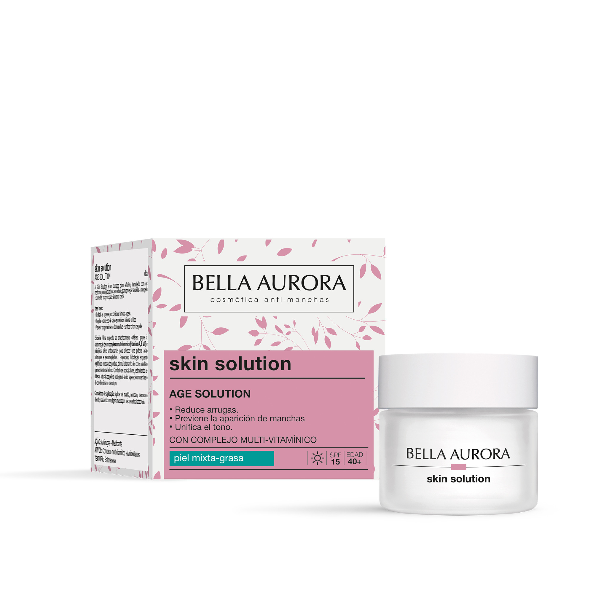 Bella Aurora Sublime 40: hidratación y antiedad para pieles mixtas