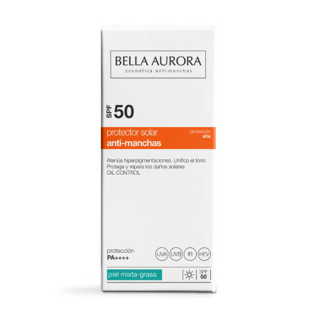 Comprar Bella Aurora - Protector solar antimanchas SPF50+ - Piel  mixta-grasa