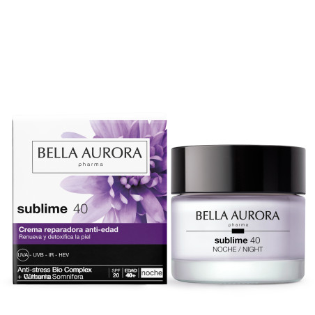 Sublime 40 noche crema reparadora anti-edad