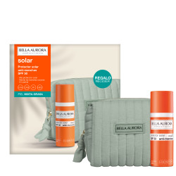 Pack protector solar antimanchas SPF50 piel mixta-grasa + neceser de regalo