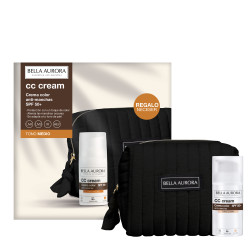 Pack CC Cream antimanchas SPF50+ Tono medio + neceser de regalo